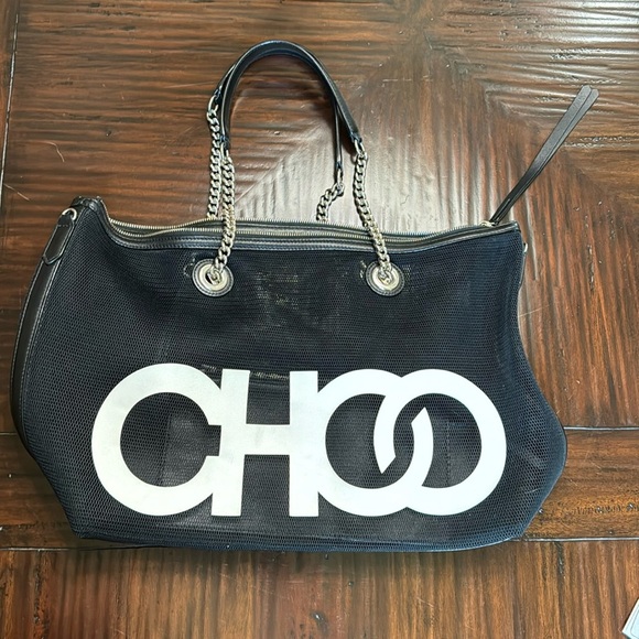 Jimmy Choo Handbags - Jimmy Choo Allegra Mesh Tote Bag Purse